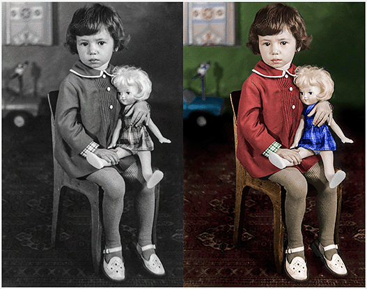 Раскрашенные фотографии